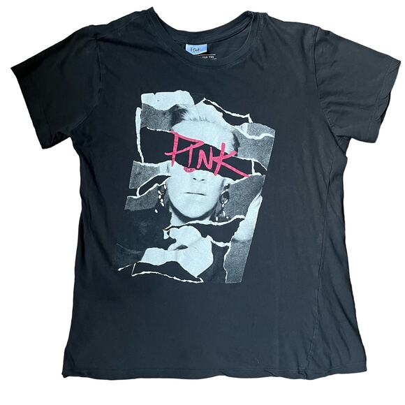 Pink Womans Band T Shirt Size XS - Picture 1 of 3